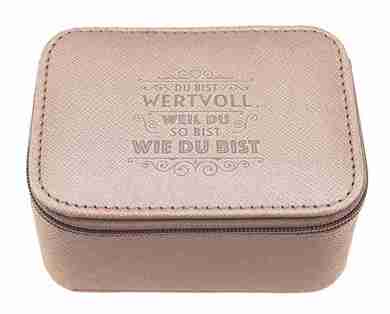 Schmuckbox Metallic Du bist 