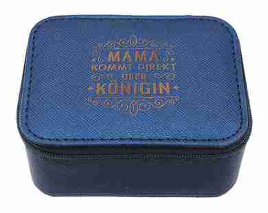 Schmuckbox Blau Mama 