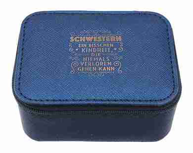 Schmuckbox Blau Schwester 