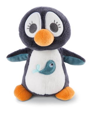 Doudou pingouin Watschili 17cm debout 