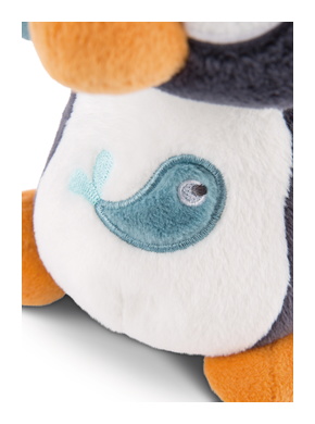 Doudou pingouin Watschili 17cm debout 