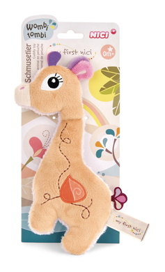 Doudou 2D girafe Sasuma 20cm 