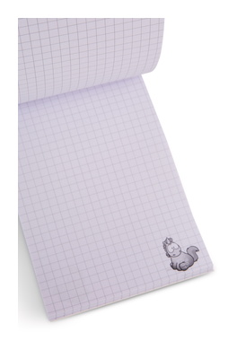 Bloc-notes licorne Midnight Floral A6 dans display