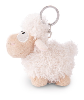 Schlüsselanhänger Schaf weiss 
