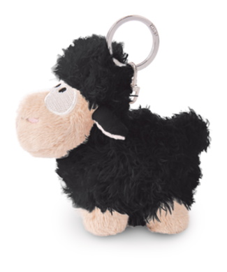 Schlüsselanhänger Schaf schwarz 