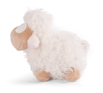 Mouton blanc 13cm debout 