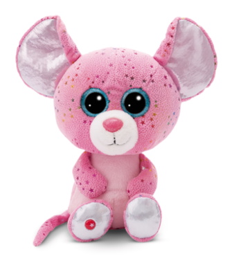 Souris Miss Mausie 25cm bras ballants 