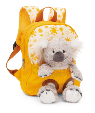 Rucksack gelb mit Koala 