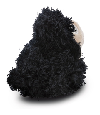 Peluche anti-stress mouton noir 8cm 