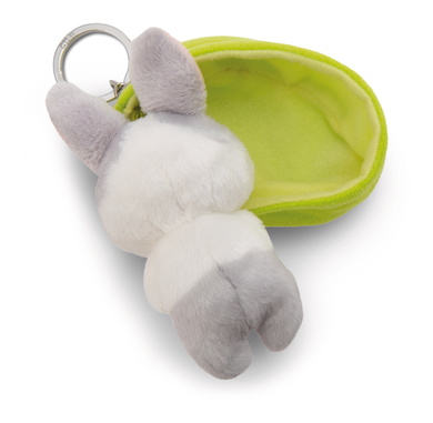 Porte-clés Sleeping Pets lapin gris