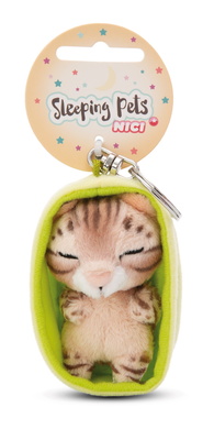 Porte-clés Sleeping Pets chat-léopard