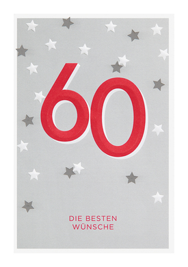 Zahlengeburtstag 60 