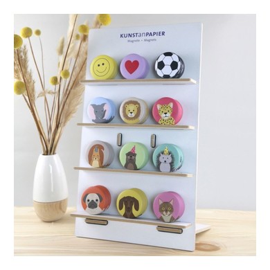 Display, Bestückung: 72 Magnete 12 Motive x 6 Stück