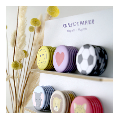 Display, Bestückung: 72 Magnete 12 Motive x 6 Stück
