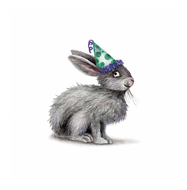 Carte de voeux lapin 