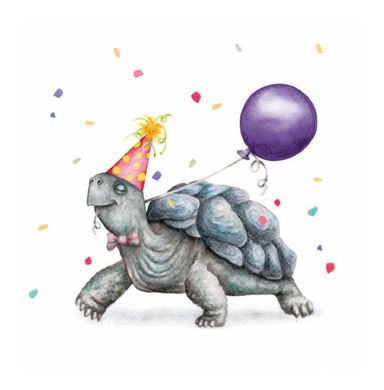 Carte de voeux tortue 