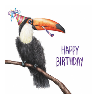 Carte de voeux toucan 