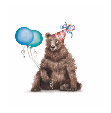 Carte de voeux ours 