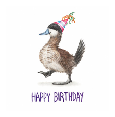 Carte de voeux canard puna 