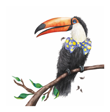 Carte de voeux toucan 