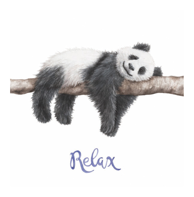 Carte de voeux panda 