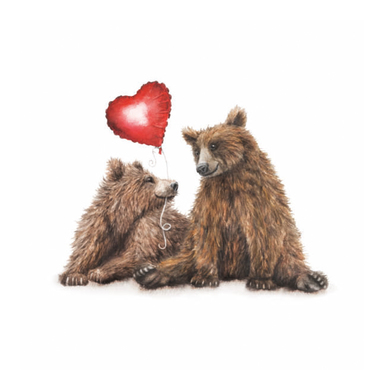 Carte de voeux ours 