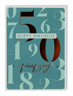 Billet Jumbo Zahlengeburtstag 50 A4 