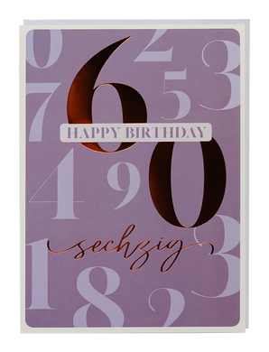 Billet Jumbo Zahlengeburtstag 60 A4 