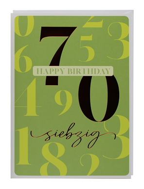 Billet Jumbo Zahlengeburtstag 70 A4 