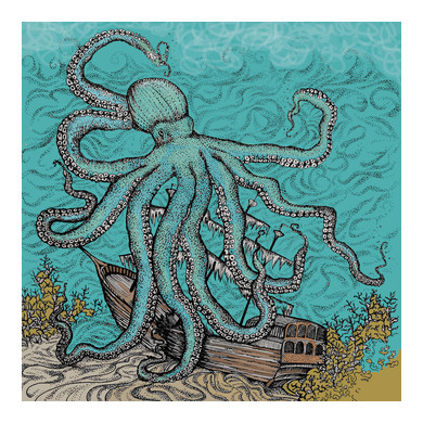 Octopus Greeting Card 