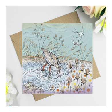 Redshank Greeting Card 