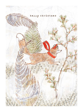 Ferns Christmas Card WD05