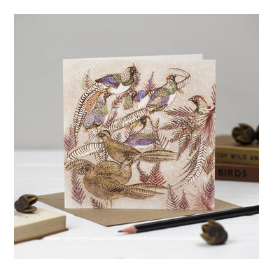 Lady Amherst's Pheasants Greeting Card BB19