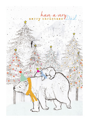 Polar Dad Christmas Card WD31