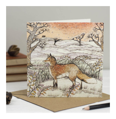 Fox in the Fields Greeting Card TW44