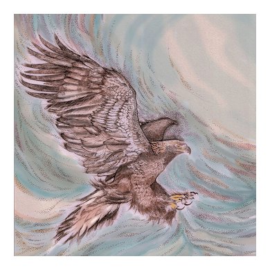 Golden Eagle Greeting Card TW106