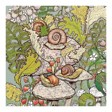 Snails Greeting Card TW110