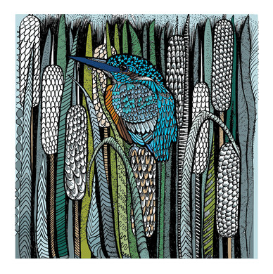 Kingfisher Greeting Card 