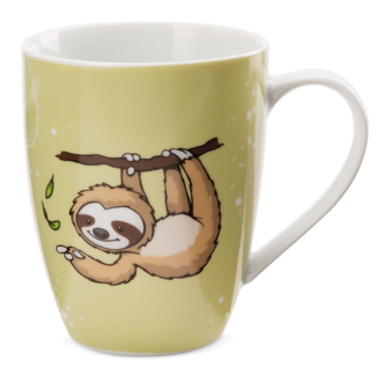 Tasse paresseux Slobby dans boîte cadeau