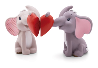 Love Elefant in Geschenkverpackung 2er Set, 8 Stück im Display