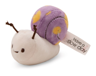 Schnecke 12cm lila 