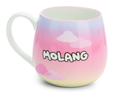 Tasse Molang mit Herzballon in Geschenkverpackung