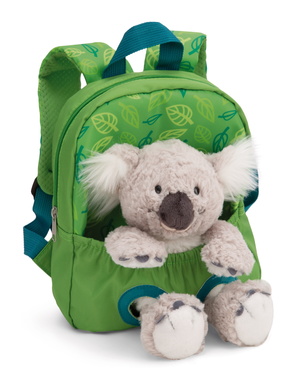 Rucksack grün mit Koala 