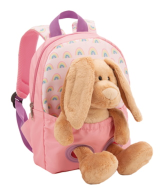 Rucksack rosa mit Hase 