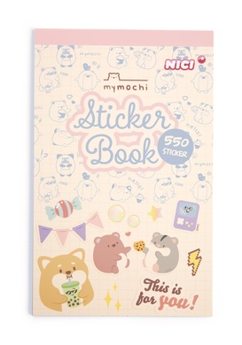 Livre d'autocollants mymochi 12 pcs. dans display