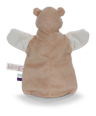Doudou marionnette ours 