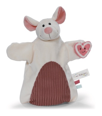 Doudou marionnette souris 