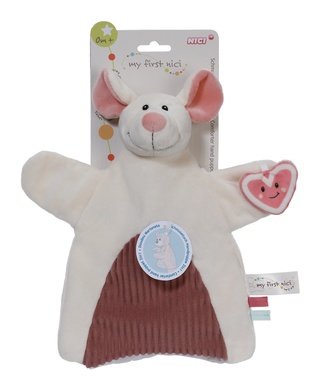 Doudou marionnette souris 