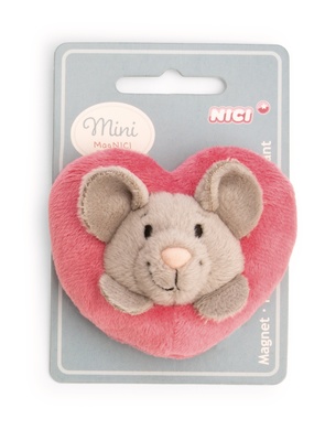 Mini Magnicis souris avec coeur 