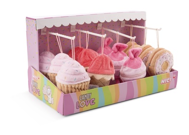 Licorne Creamy and Sweety 10cm 4 design, 12pcs. dans Display